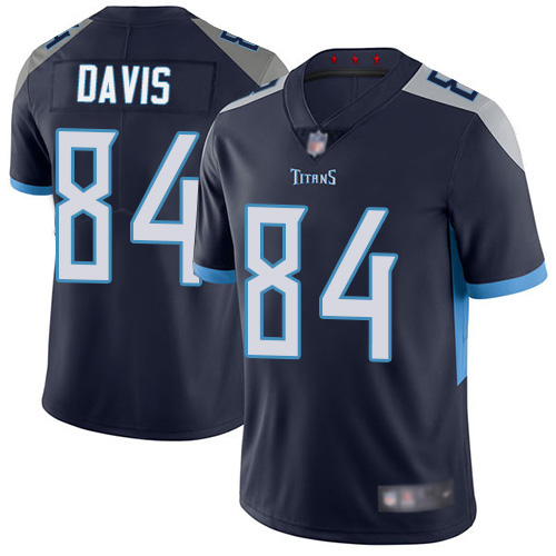 Tennessee Titans Limited Navy Blue Men Corey Davis Home Jersey NFL Football #84 Vapor Untouchable->women nfl jersey->Women Jersey